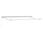 Einziehbare Markise Blau 350 x 200 cm Stoff