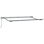 Einziehbare Markise Blau 350 x 200 cm Stoff