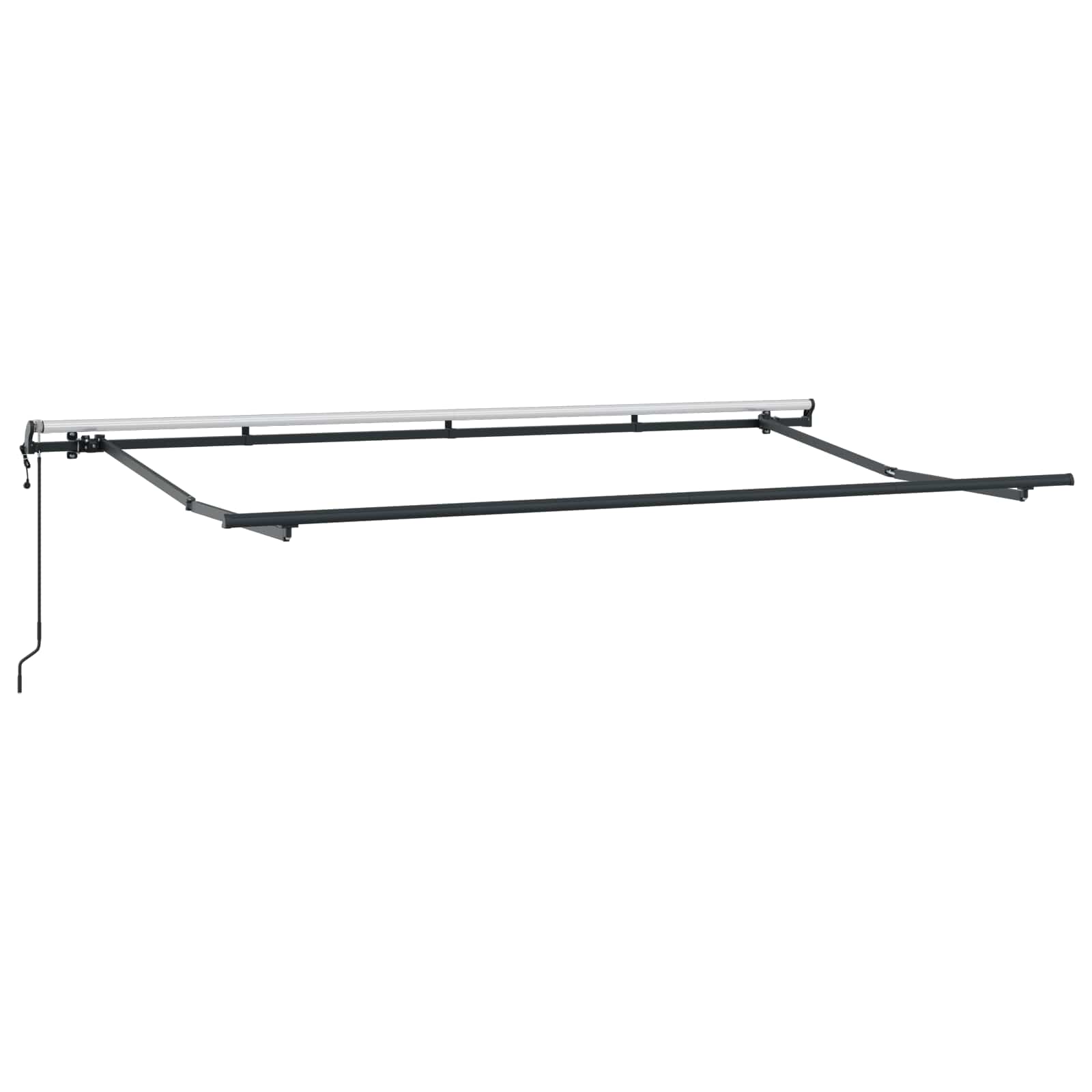 Einziehbare Markise Blau 350 x 200 cm Stoff