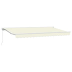 Markisenrahmen Creme 350 x 200 cm Polyester mit PU-Beschichtung