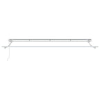 Markisenrahmen Creme 350 x 200 cm Polyester mit PU-Beschichtung