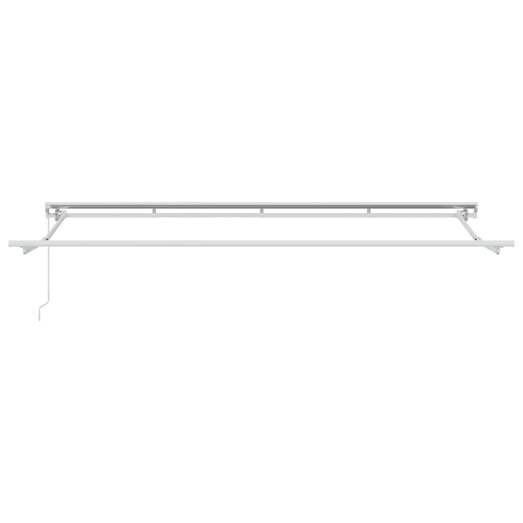 Markisenrahmen Creme 350 x 200 cm Polyester mit PU-Beschichtung