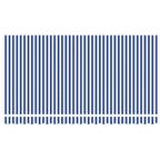Einziehbare Markise Gestreift Blau 350 x 200 cm Stoff