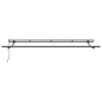 Einziehbare Markise Gestreift Blau 350 x 200 cm Stoff