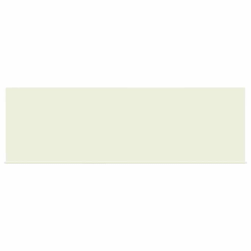 Einziehbare Markise Creme 350 x 200 cm Polyester und Aluminium