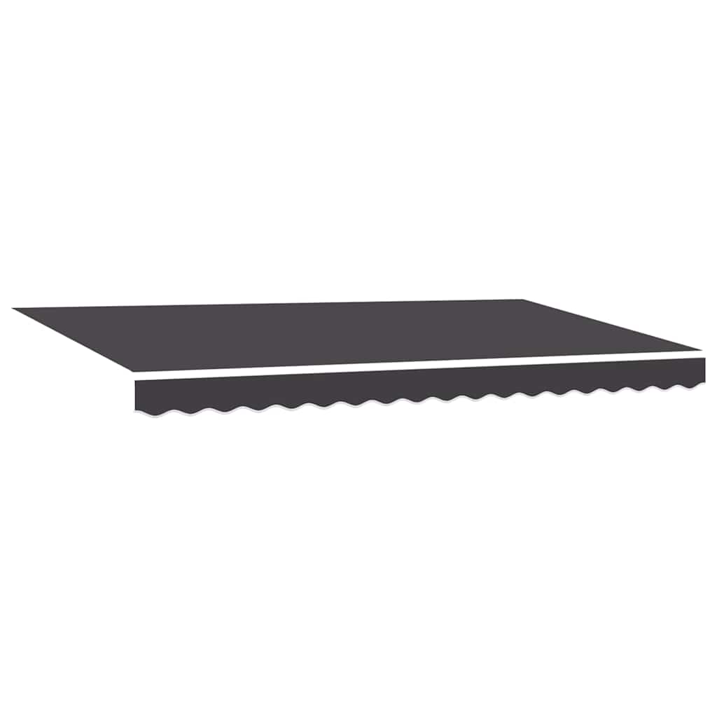 Einziehbare Markise Creme 350 x 200 cm Polyester und Aluminium