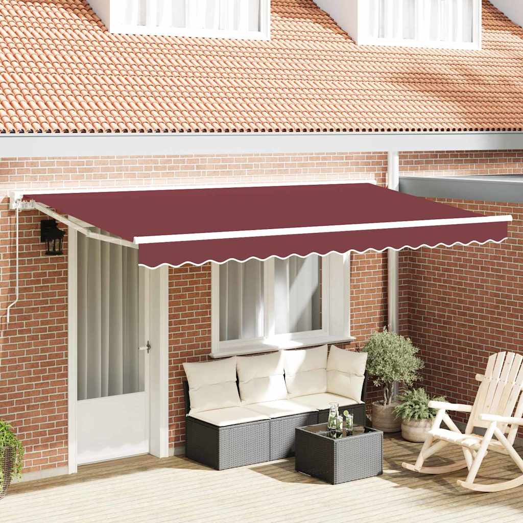 Markisenrahmen Bordeauxrot 350 x 200 cm