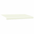 Einziehbare Markise Creme 400 x 200 cm Stoff