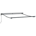 Einziehbare Markise Anthrazit 300 x 250 cm