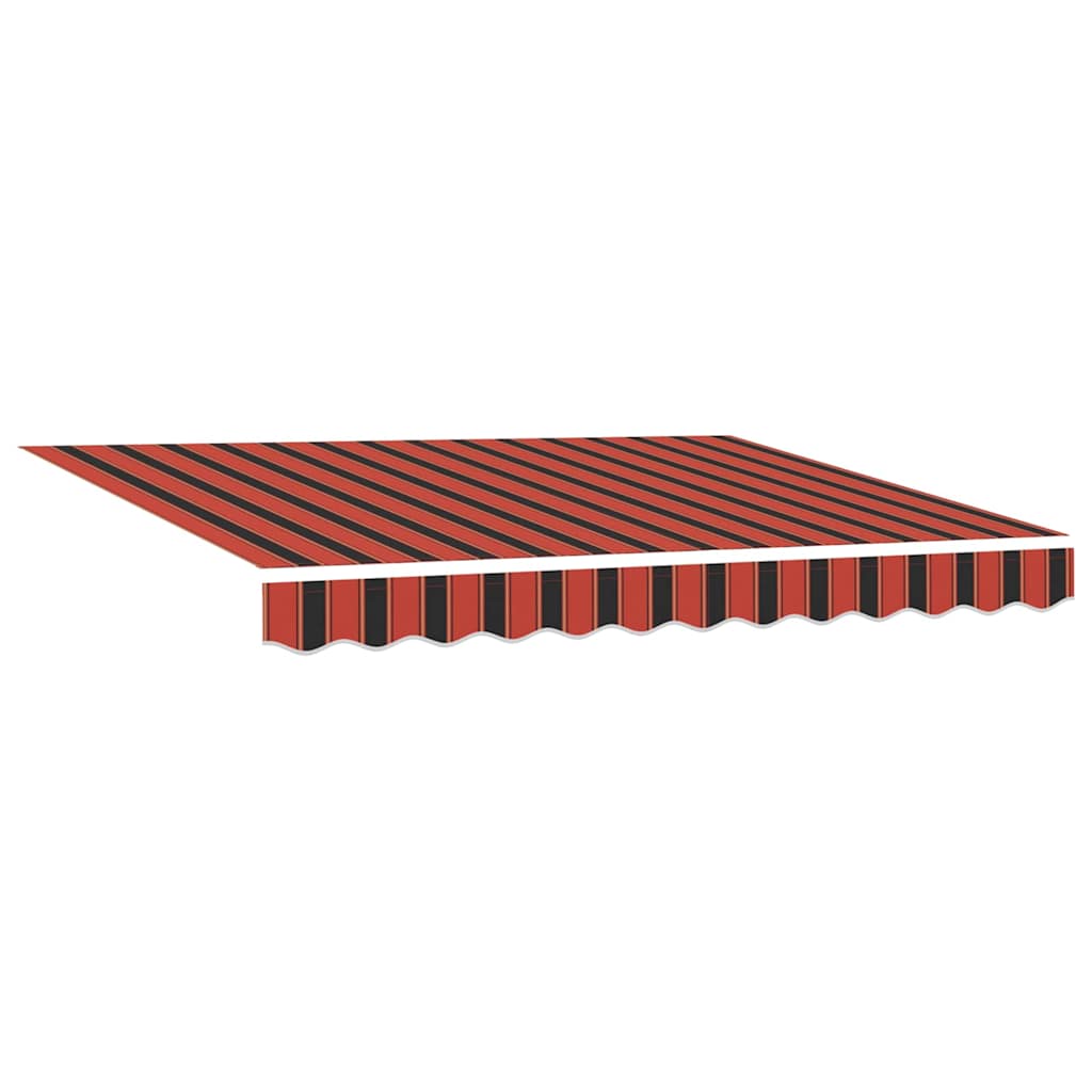Einziehbare Markise Rot und Schwarz 300 x 250 cm