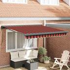 Markise Orange und Braun 300 x 250 x 165 cm
