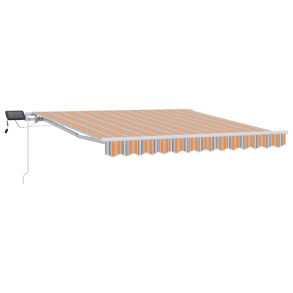 Einziehbare Markise Mehrfarbig 300 x 250 cm Stoff und Stahl