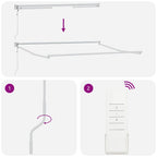 Einziehbare Markise Mehrfarbig 300 x 250 cm