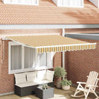 Elektrische ausziehbare Markise Mehrfarbig 300 x 250 cm
