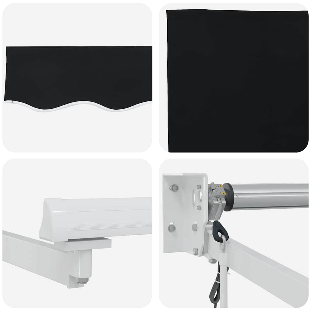 Markise Schwarz 300 x 250 x 165 cm Polyester