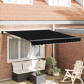 Markise Schwarz 300 x 250 x 165 cm Polyester