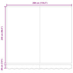Markise Schwarz 300 x 250 x 165 cm Polyester