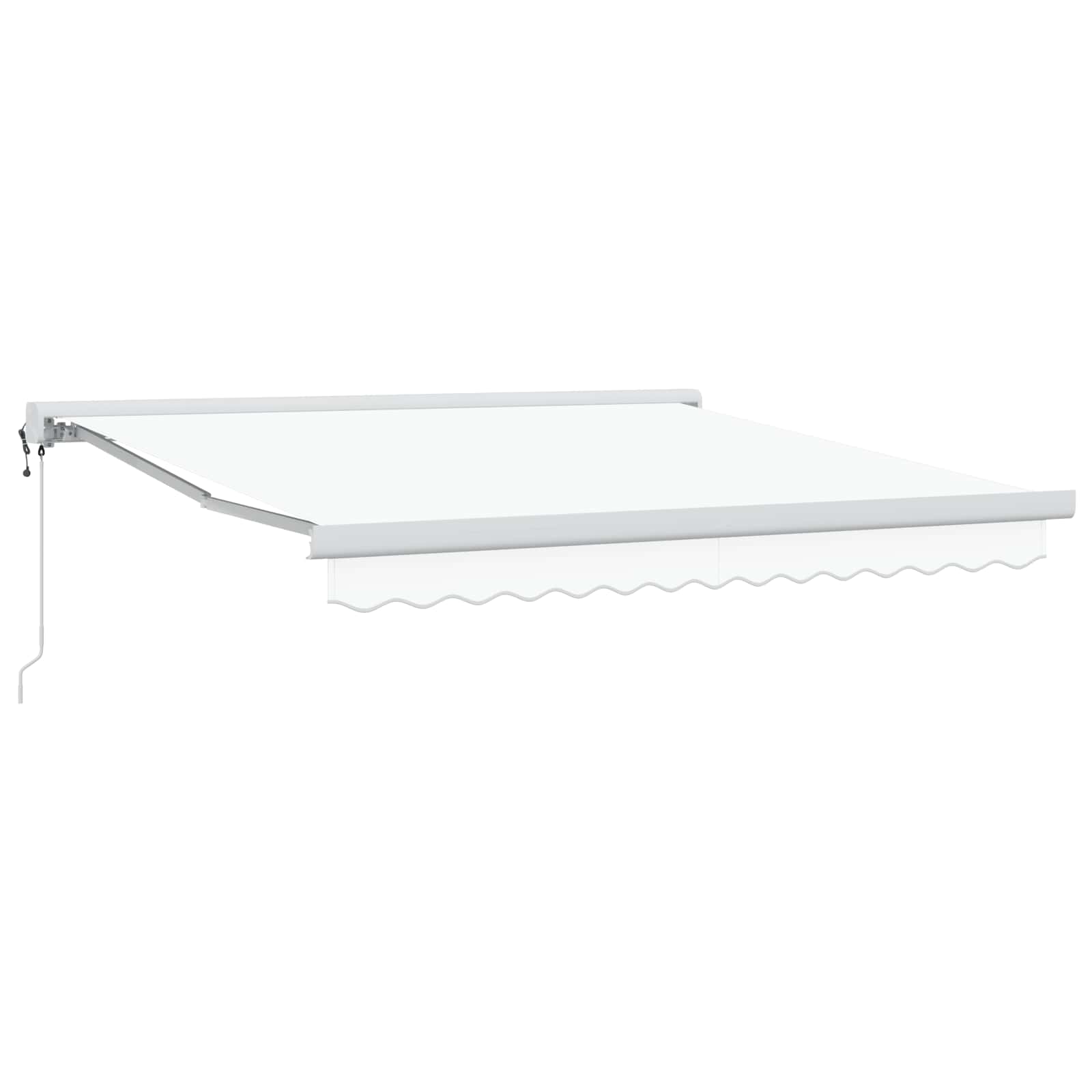 Markise Weiß 300 x 250 x 165 cm Polyester und Aluminium