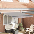 Markise Hellgrau 300 x 250 x 165 cm Polyester