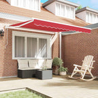 Markise Rot 300 x 250 x 165 cm Polyester