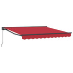 Markisenrahmen Rot 300 x 250 cm Polyester mit PU-Beschichtung