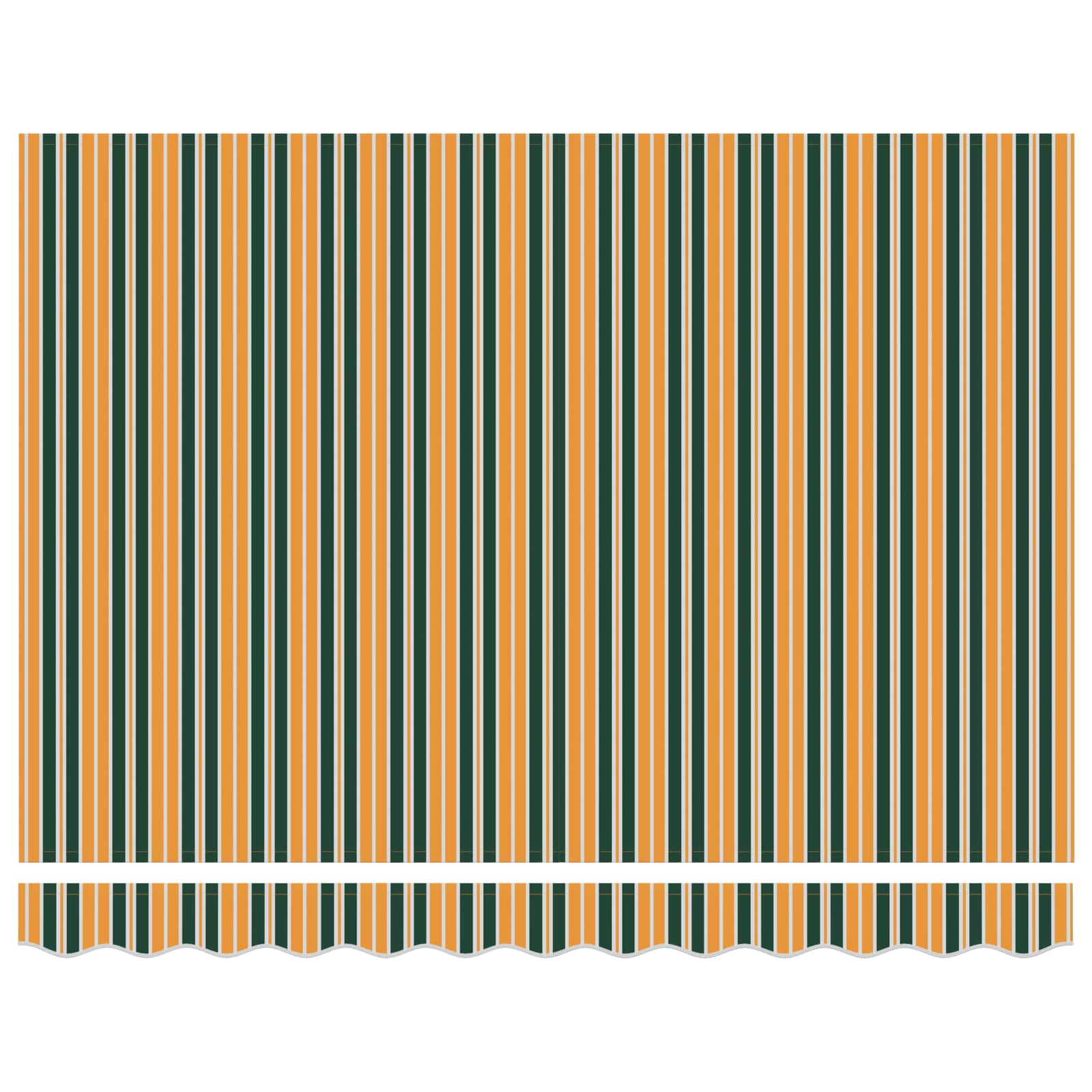 Markisenstoff Grün und Gelb 300 x 250 cm Polyester