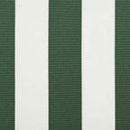 Markise Grün und Weiß 300 x 250 x 165 cm Polyester
