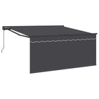 Einziehbare Markise Anthrazit 350 x 250 cm