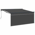 Einziehbare Markise Anthrazit 350 x 250 cm