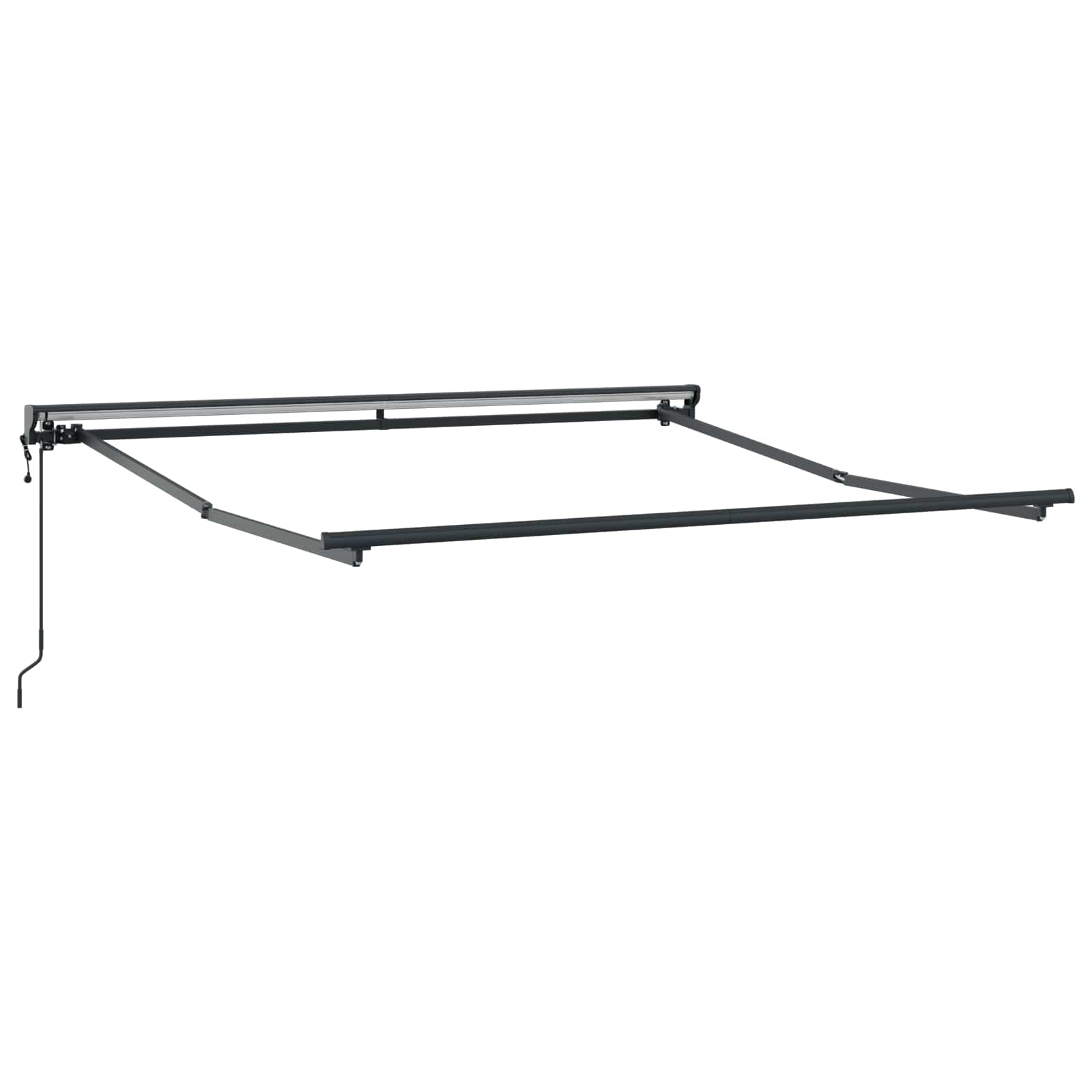 Einziehbare Markise Anthrazit 350 x 250 cm
