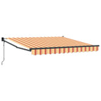 Markise Gelb und Orange 350 x 250 x 165 cm Polyester