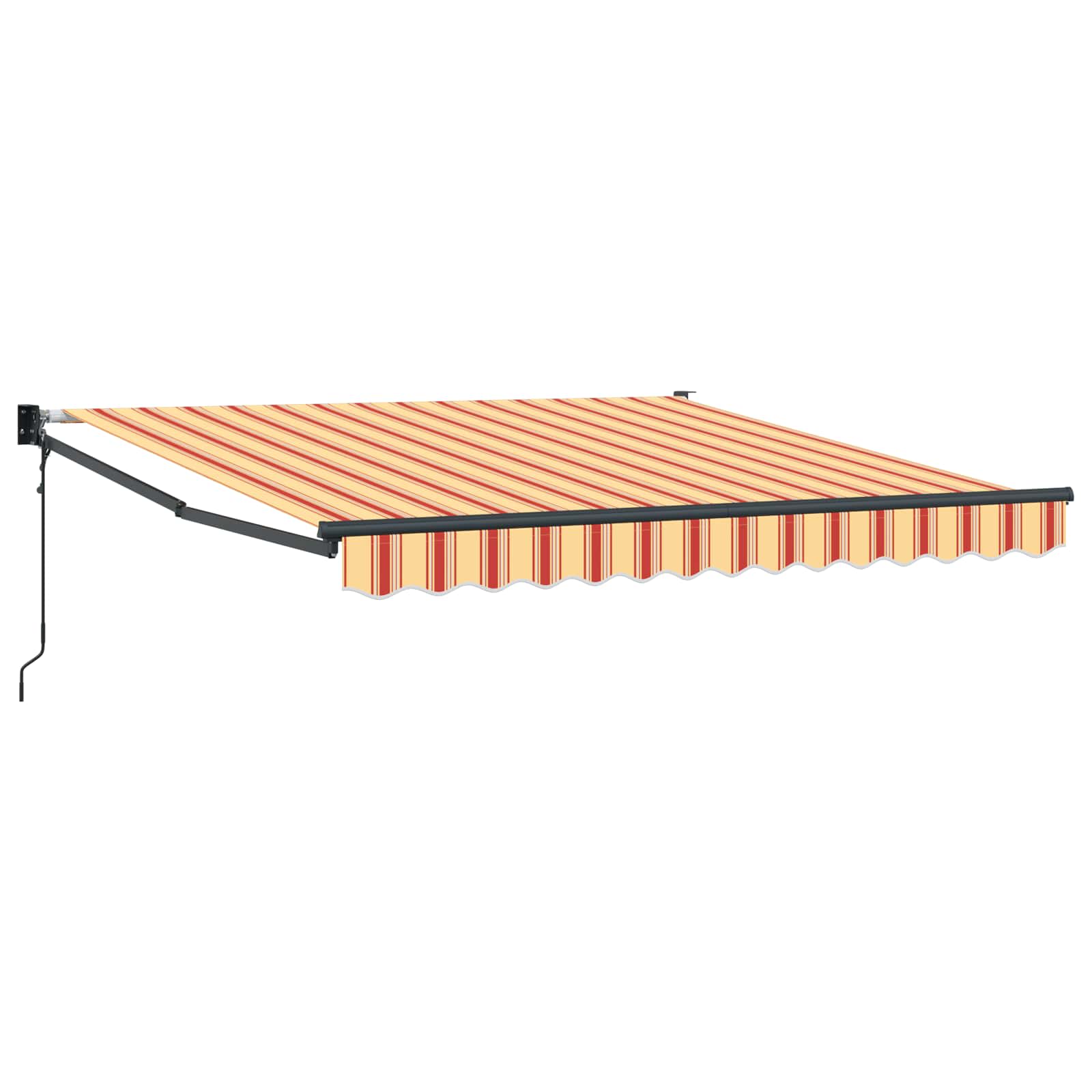 Markise Gelb und Orange 350 x 250 x 165 cm Polyester