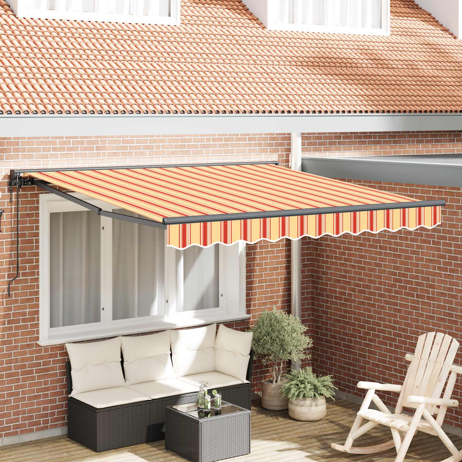 Markisenrahmen Mehrfarbig 350 x 250 cm