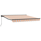 Markisenrahmen Blau und Orange 350 x 250 cm