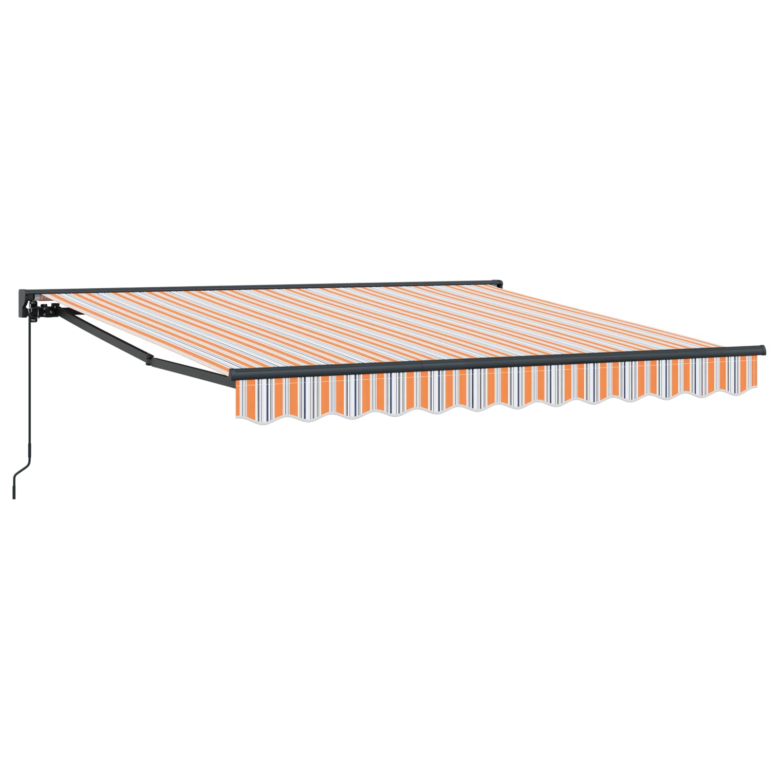 Markisenrahmen Blau und Orange 350 x 250 cm