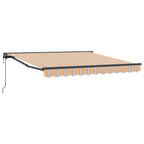 Markisenrahmen Blau und Orange 350 x 250 cm