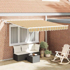 Einziehbare Markise Mehrfarbig 350 x 250 cm