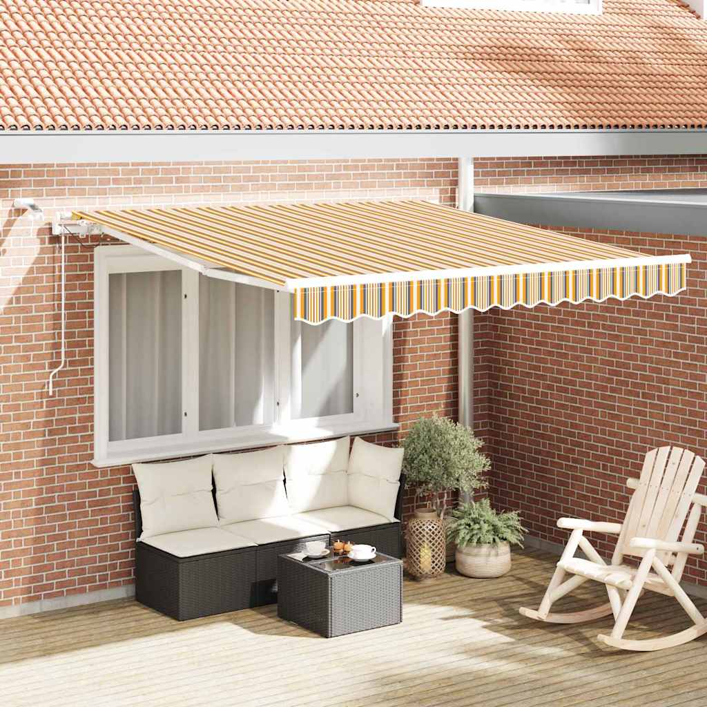 Einziehbare Markise Mehrfarbig 350 x 250 cm