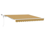 Einziehbare Markise Mehrfarbig 350 x 250 cm