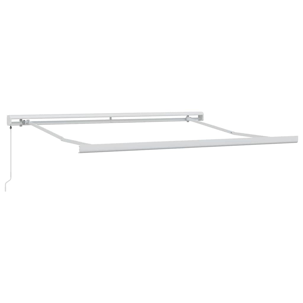 Einziehbare Markise Mehrfarbig 350 x 250 cm Stoff und Metall