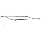 Einziehbare Markise Beige 350 x 250 cm Stoff