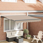 Markisenrahmen Beige 350 x 250 cm Polyester mit PU-Beschichtung