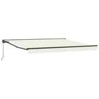 Markisenrahmen Creme 400 x 300 cm Polyester mit PU-Beschichtung