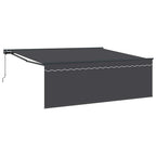 Einziehbare Markise Anthrazit 400 x 300 cm