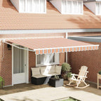 Einziehbare Markise Mehrfarbig 400 x 300 cm