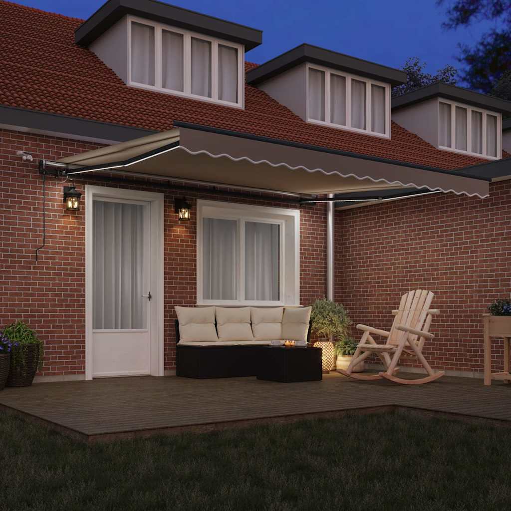Markisenstoff Beige 400 x 300 cm Polyester