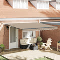 Markisenstoff Beige 400 x 300 cm Polyester