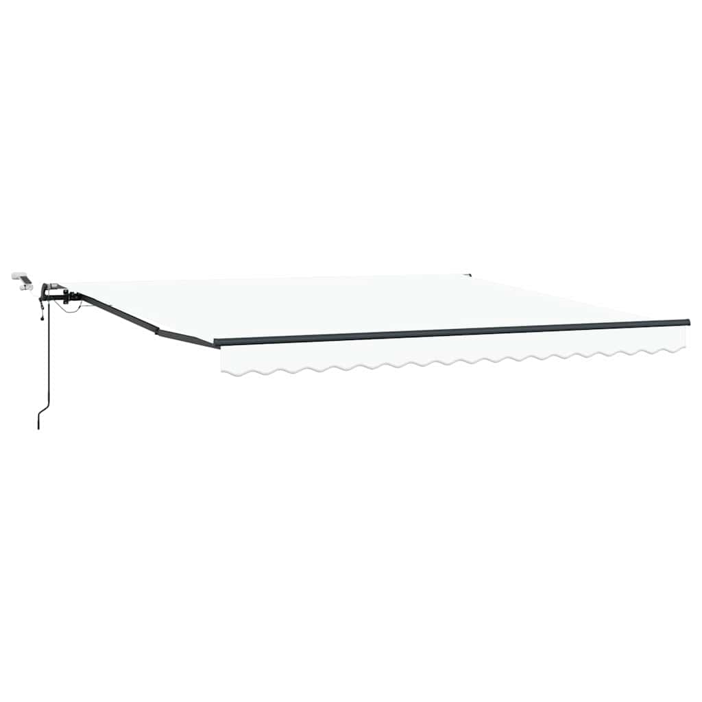 Markisenstoff Weiß 400 x 300 cm Polyester