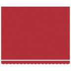 Einziehbare Markise Rot 400 x 300 cm Polyester und Stahl