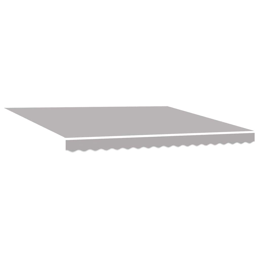 Markise Hellgrau 400 x 350 x 165 cm Polyester und Metall